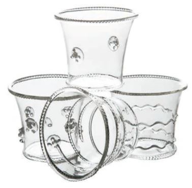 Ciao Bella La Boheme Glass Votives, Set of 4