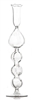 Ciao Bella Teardrop Clear Glass Candlestick