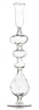 Ciao Bella Ball Base Clear Glass Candlestick