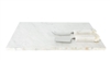 Ciao Bella White Marble Cheese Board 3 Piece Set