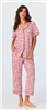 CB BedHead Love Spot Cropped Jersey PJs