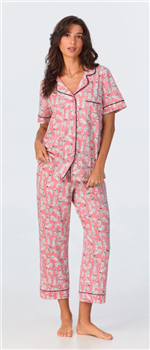 CB BedHead Love Spot Cropped Jersey PJs