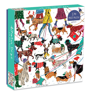 Ciao Bella Winter Dogs 500 pc Puzzle