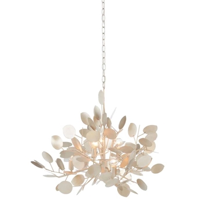 Ciao Bella Lunaria Large Silver Chandelier