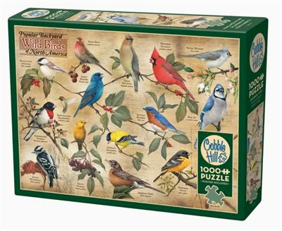 Ciao Bella Wild Backyard Bird 1000 Piece Puzzle