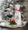 Ciao Bella Crown Linen Designs Holly Tree Wine Bag