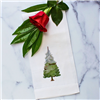 Ciao Bella Snowy Pine Linen Tea Towel