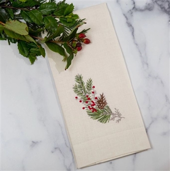 Ciao Bella Natale Linen Tea Towel