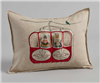 Ciao Bella Coral & Tusk Ski Lift Pillow