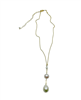 Ciao Bella Delicate Ivory Pearl Tier Necklace