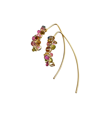 Ciao Bella Watermelon Tourmaline Earrings