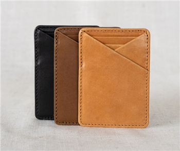 Ciao Bella Money Clip Full Grain Leather Wallet