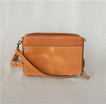 Ciao Bella Full Grain Leather Crossbody Bag