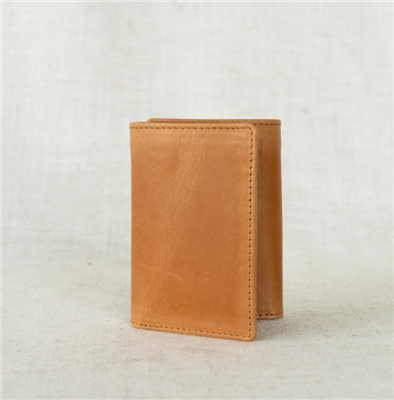 Ciao Bella Tri-Fold Full Grain Leather Wallet