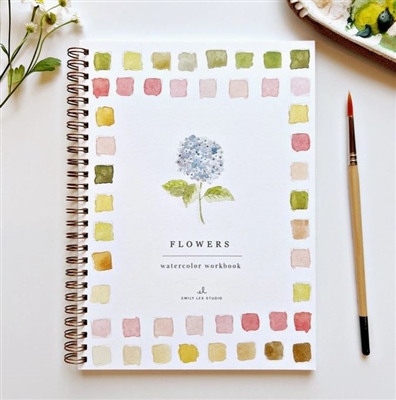 Ciao Bella Flowers Watercolor Workbook