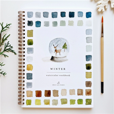 Ciao Bella Winter Watercolor Workbook