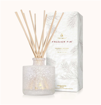 Thymes Frasier Fir Flocked Reed Diffuser