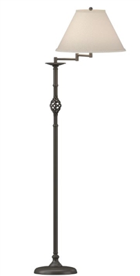 Ciao Bella Twist Basket Swing Arm Floor Lamp