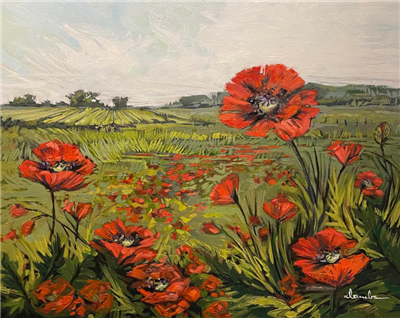 Ciao Bella Poppies, Poppies by Elizabeth Iamba