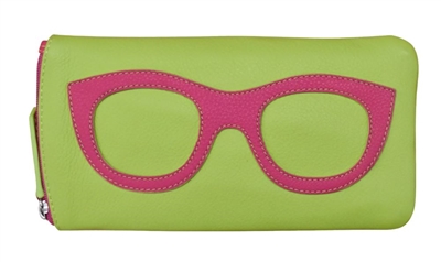 Ciao Bella Eyeglass Case Pear/Indian Pink