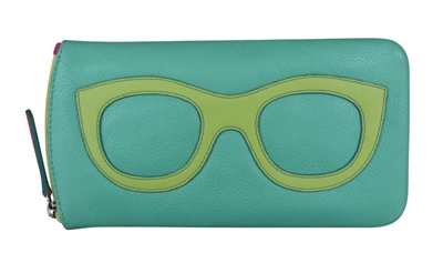 Ciao Bella Eyeglass Case Turquoise/Pear/Indian Pink