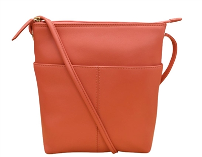 Ciao Bella Midi Sac Crossbody Coral