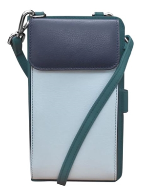 Ciao Bella Phone Wallet Crossbody Denim