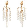 Ciao Bella Wisteria Pearl Bronze Earrings