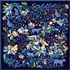 Ciao Bella Night Zoo Silk Scarf by JZNY