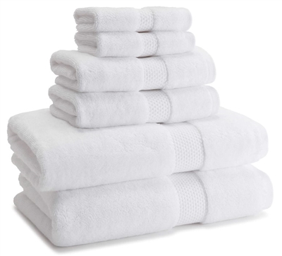 Ciao Bella Kassatex White Atelier Bath Towels