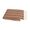 Ciao Bella Lands Downunder Fiji Stripe Throw Copper