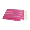 Ciao Bella LDU Fiji Stripe Throw Wild Orchid