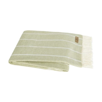 Ciao Bella Lands Downunder Fiji Stripe Throw Sage