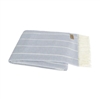 Ciao Bella LDU Fiji Stripe Throw Twilight