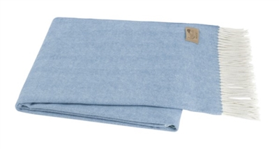 Ciao Bella Italian Herringbone Throw Blue Denim Petoskey MI