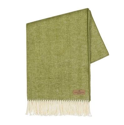 Ciao Bella Italian Herringbone Throw Fern