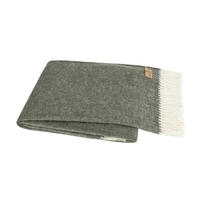 Ciao Bella Italian Herringbone Throw Moss