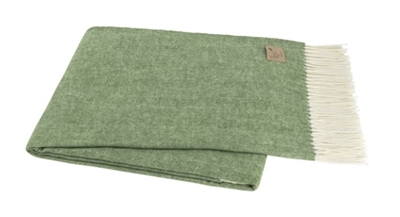 Ciao Bella Italian Herringbone Throw Olive Petoskey MI