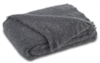 LDU Brushed Mohair Throw Slate