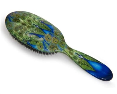 Ciao Bella Peacocks Hairbrush