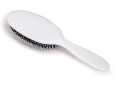 Ciao Bella White Shimmer Hairbrush