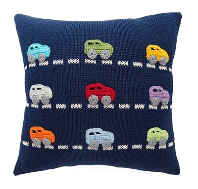 Ciao Bella Hand Crocheted Mini Car Pillow