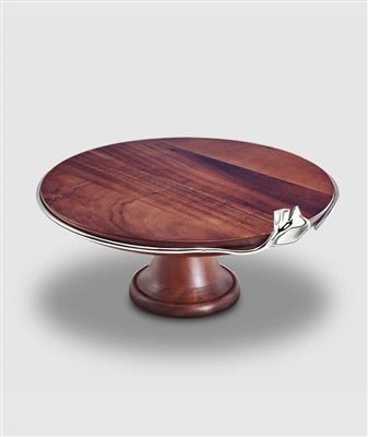 CB Mary Jurek Ginkgo Wood Cake Stand