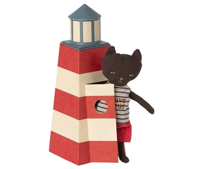 Maileg Sauveteur in Tower Cat Lifeguard