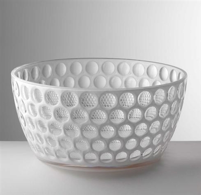 Ciao Bella Mario Luca Giusti Lente White Salad Bowl