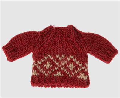 Ciao Bella Maileg Red Holiday Knitted Sweater