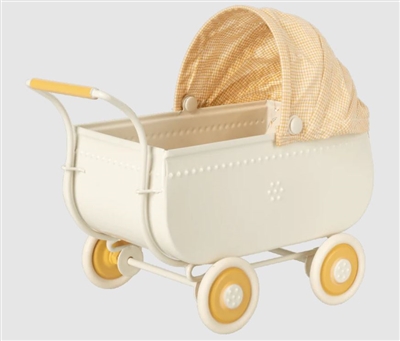 Ciao Bella Maileg Yellow Micro Pram