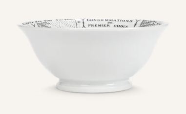 Pillivuyt Footed Salad Bowl