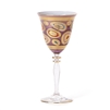 Vietri Regalia Purple Wine Glass