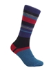 Ciao Bella Shupaca Alpaca Striped Socks, Merlot